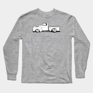 1950 Ford Truck BW Long Sleeve T-Shirt